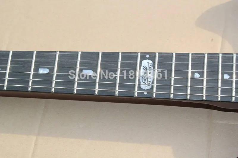 Высокое качество Musicman JP электрогитары, Пламя клен Джон Петруччи Подпись music man металлик красная электрическая гитара-15-625
