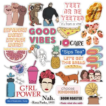 

30Pcs Cute VSCO Stickers for Water Bottle Macbook ipad Air Pro Retina 11 12 13 15 for Lenovo Asus HP Xiaomi Laptop PVC Stickers