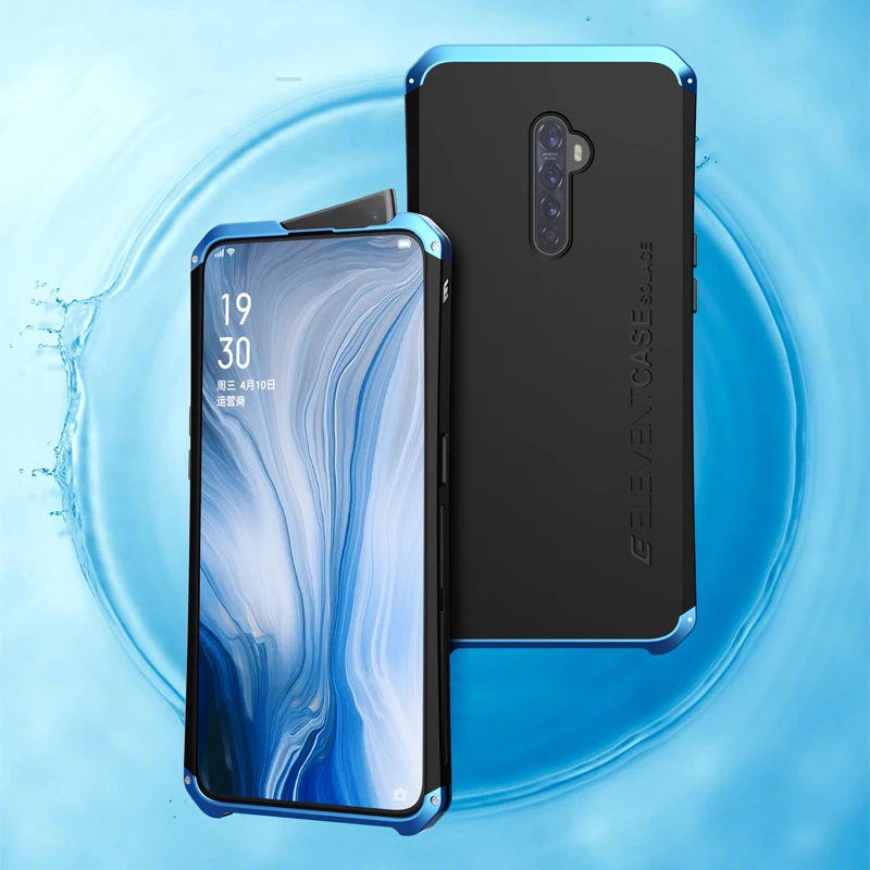 

Ultra Thin Aluminum Metal & Hybrid Plastic Hard Case For OPPO Reno2 Back Cover Protection Phone Cases For Oppo Reno 2 Case Shell