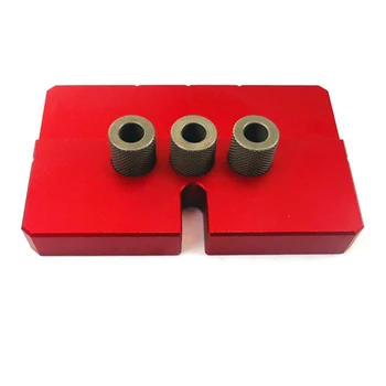 

Dowel Jig Hole Puncher Woodworking Tool Punch locator Dowelling Jig Metric Dowel Drilling Tools Aluminium alloy