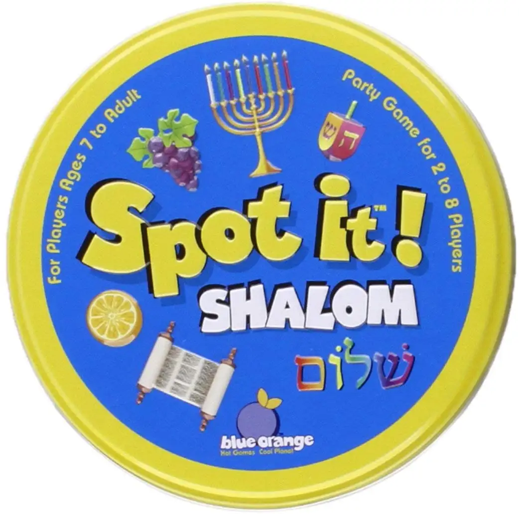 Spot It! Шалом настольная игра английская карточная игра с металлической коробкой семейные вечерние