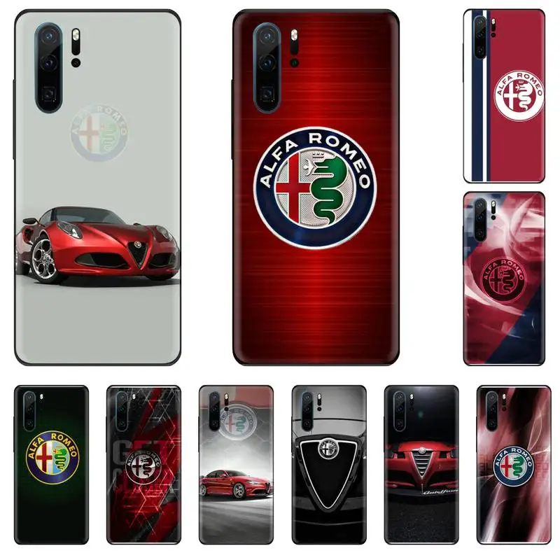 Чехол для телефона с логотипом Alfa Romeo Huawei P9 P10 P20 P30 Pro Lite smart Mate 10 20 Y5 Y6 Y7 2018 2019 |