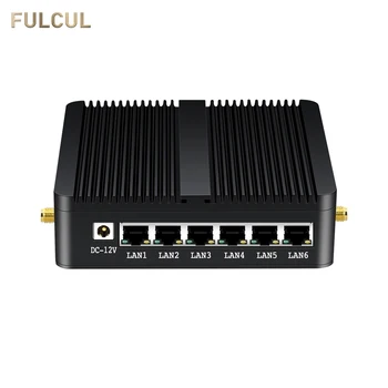 

Mini PC PfSense Firewall OPNSense Gateway Router VPN Computer Intel Celeron Quad Core J1900 6 Gigabit Ethernet NICs Desktop