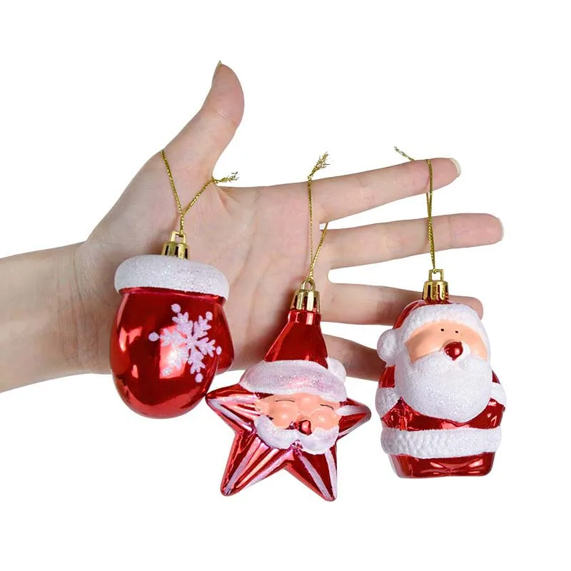 Moule d'ornement de boule de Noël, décorations d'arbre de Noël, crème  glacée, bonhomme de neige, maison, petit tour, pendentif, 2 pièces -  AliExpress