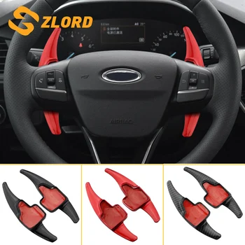

2Pcs/Set ABS Car Steering Wheel Paddle Extension Shifters Shift Sticker for Ford Focus 4 MK4 2019 2020 Accessories