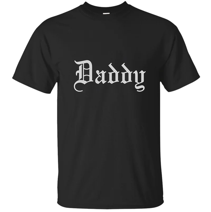 Daddy Print Dom Kinky Graphic, одежда для взрослых, футболка, футболка, Мужская однотонная, крутая,, дизайнерские топы, персонализированная