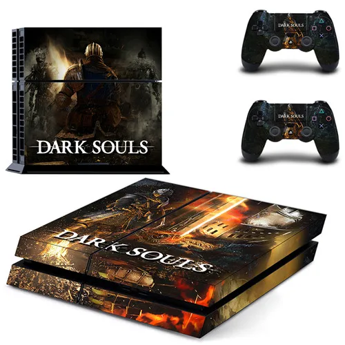 Наклейка для PS4 стикер Dark Souls Remake полное покрытие лицевые панели наклейка виниловая для playstation 4 консоль и контроллеры наклейка для PS4 наклейка - Цвет: QPTM0237