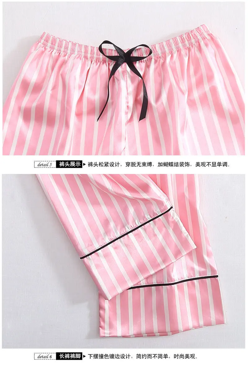 7 шт. комплект лед Шелковая пижама Женская печать мода с длинным рукавом ночная рубашка шорты брюки комплект Пижама