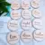 12 Шт./компл. Ручной Работы Baby Milestone Card Vintage Leaf Numbers Гравировка Дерево Младенцы Купание Подарок Новорожденный Фотография Реквизит Набор