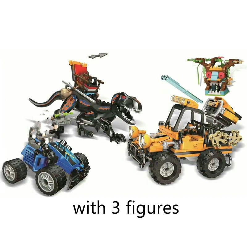 Набор для сборки нового парка Динозавров Юрского периода конструктор индоминус