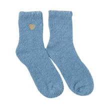 Katten sokken/бархатные носки кораллового цвета с вышивкой; теплые плюшевые носки-тапочки для домашнего использования; женские носки в стиле Харадзюку с кошачьими когтями Ван Гога