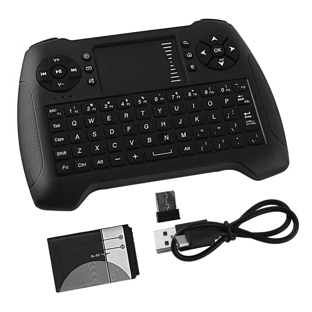 1 T16 Touchpad Wireless Mini Keyboard Mouse Touchpad Handheld Remote Control Touchpad For Android PC Adjustable DIP - Цвет: 1