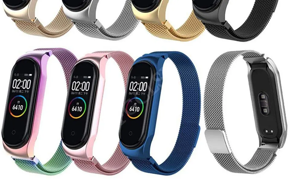 FGCLSY для Xiaomi mi Band 4 3 ремешок магнитный металлический ремешок для наручных часов mi Band 4 3 Аксессуары для браслетов браслет из нержавеющей стали