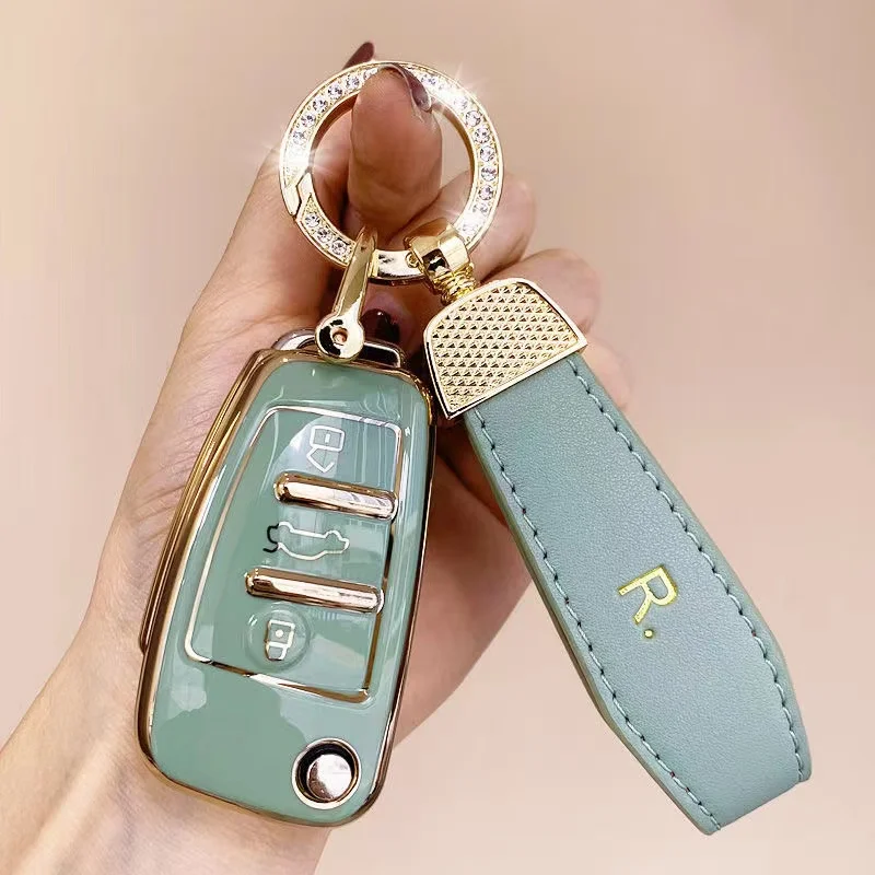 Cover Chiave/telecomando per auto Audi applicare a A3 A4 A5 A6L A7 Q3 Q7 Q5L TT R8 - Hcb9c5253c5c444beace7dbbadf783812j