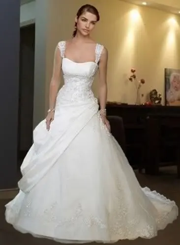 Vestido de noiva, два плеча, тафта, кружево, аппликация, бисероплетение, свадебное платье,, с открытыми плечами, платья для матери невесты