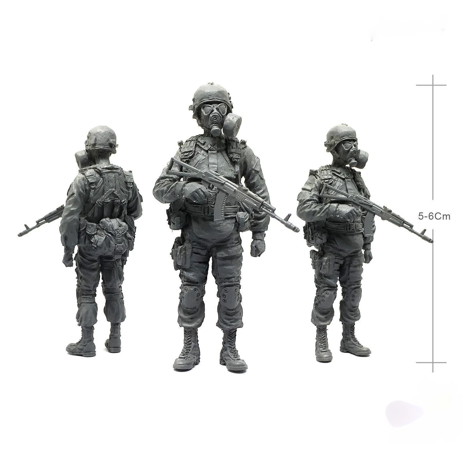Модель из смолы 1/35 белая модель русские солдаты альфа-анти-теста должны вручную