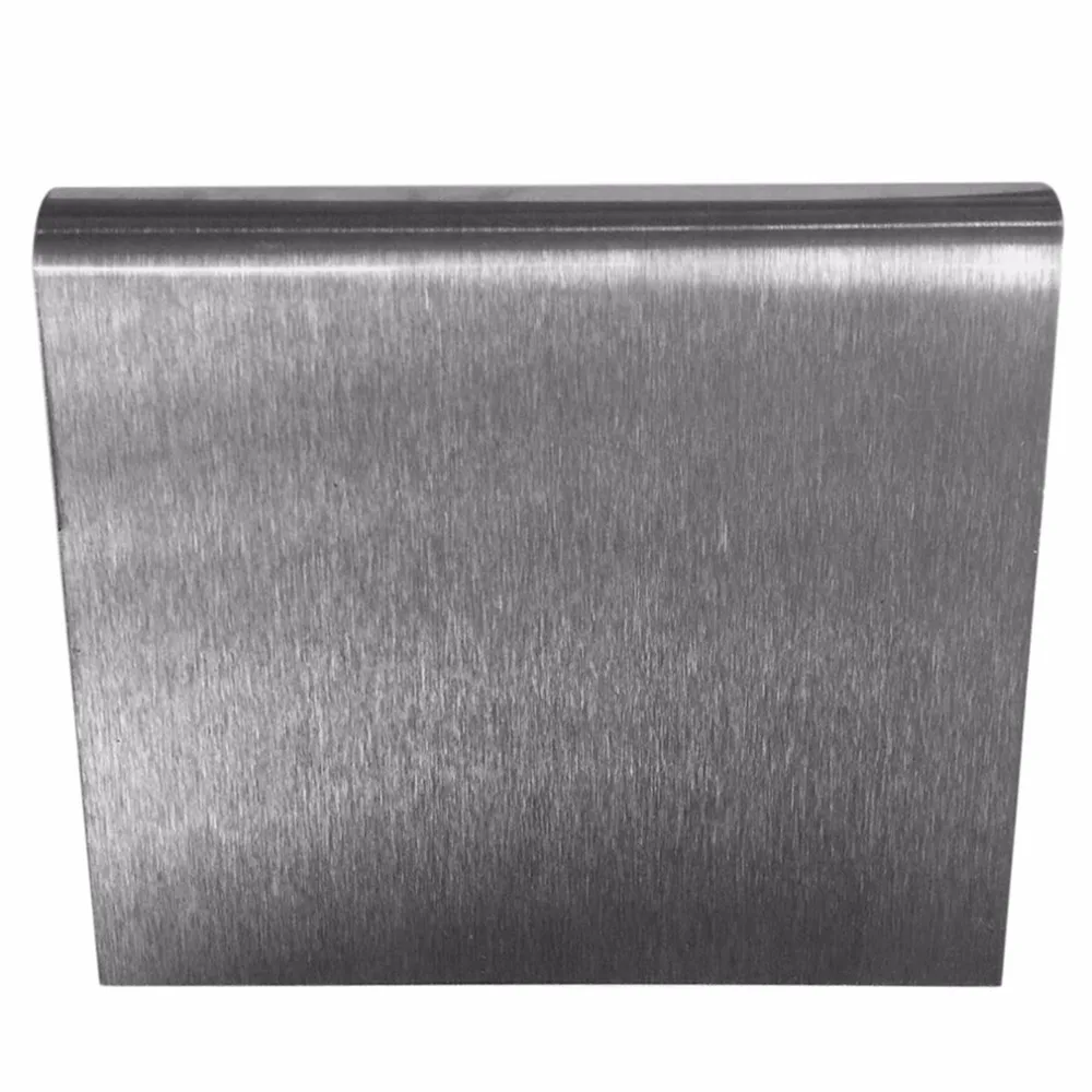 1PC Stainless Steel Pizza Dough Scraper Cutter Baking Tools Kitchen Flour Pastry Cake Tool Scale 14.7cm x 12cm