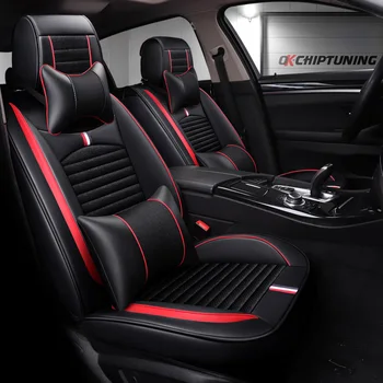 

Full Coverage PU Leather car seat cover flax fiber auto seats covers for vw jetta 4 6 mk5 mk6 vw tiguan mk2 vw touareg zotye t60