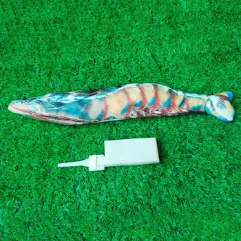 

Electric Moving Shrimp Cat Toy Realistic Electric Doll Shrimp Wagging Fish Pets Chew Bite Props