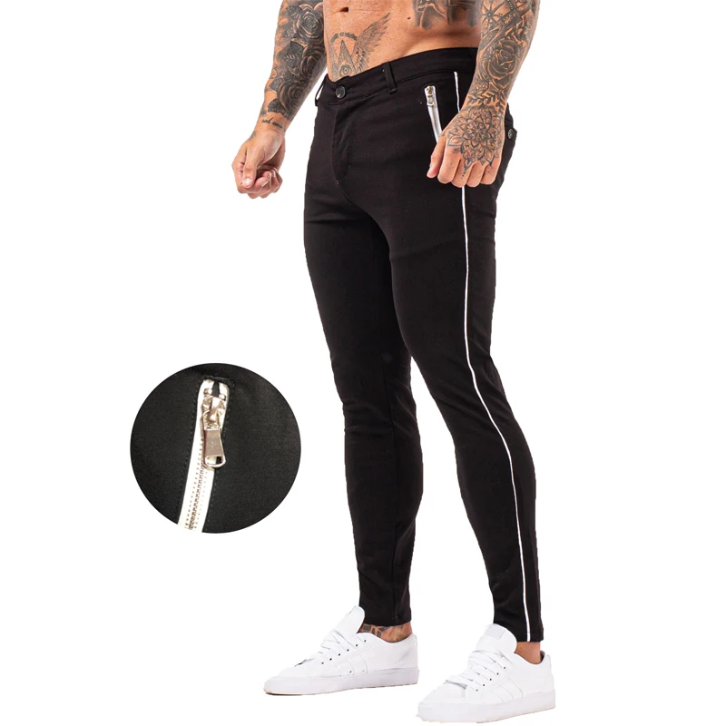 GINGTTO Mens Skinny Chino Pants Super Stretch Chino Pants Slim Fit Black Pants Skinny Pants Mens High Waist DROPSHIPPING zm392 GINGTTO Mens Skinny Chino Pants Super Stretch Chino Pants Slim Fit Black Pants Skinny Pants Mens High Waist DROPSHIPPING zm392