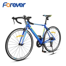 Forever, 11,7 кг, ультралегкий дорожный велосипед, передняя вилка, для внедорожных циклов, алюминиевый сплав, гоночный велосипед, 700 C 14 скоростей, мужской велосипедный велосипед