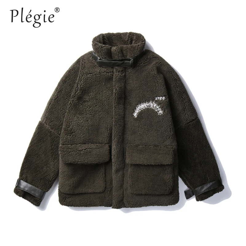 green jackets Замшевая куртка, пальто, мужские куртки в стиле хип-хоп, Ретро стиль, одноцветная уличная одежда, Harajuku, повседневная парная куртка, ветровка, уличная одежда - Цвет: green jackets