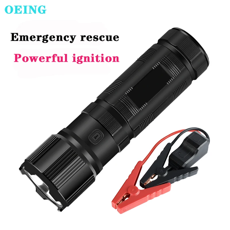 US $112.22 Car Jump Starter Emergency Power Supply for 60L Petrol Car or 30L Car Diesel 28000mAh battery charger Power bank Flashlight