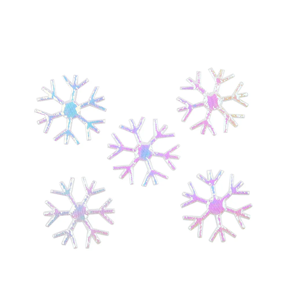 300 Pieces/Pack Snowflakes Christmas Ornament Xmas Tree Hanging Decoration Holiday Garden Christmas Wedding Party Snowflake#S