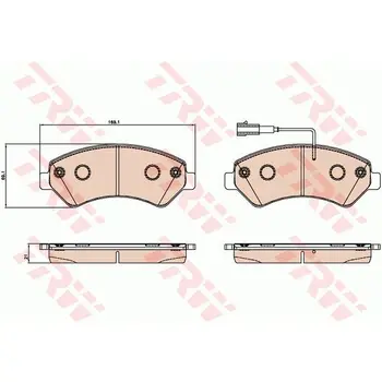 

Disc pads front anti-scratch. Plates \ Fiat Ducato 2