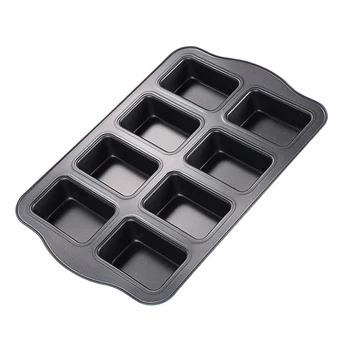 

Mini Bread Loaf Mold Cake Non Stick Bakeware Baking Pan Oven Mould 8 Cups