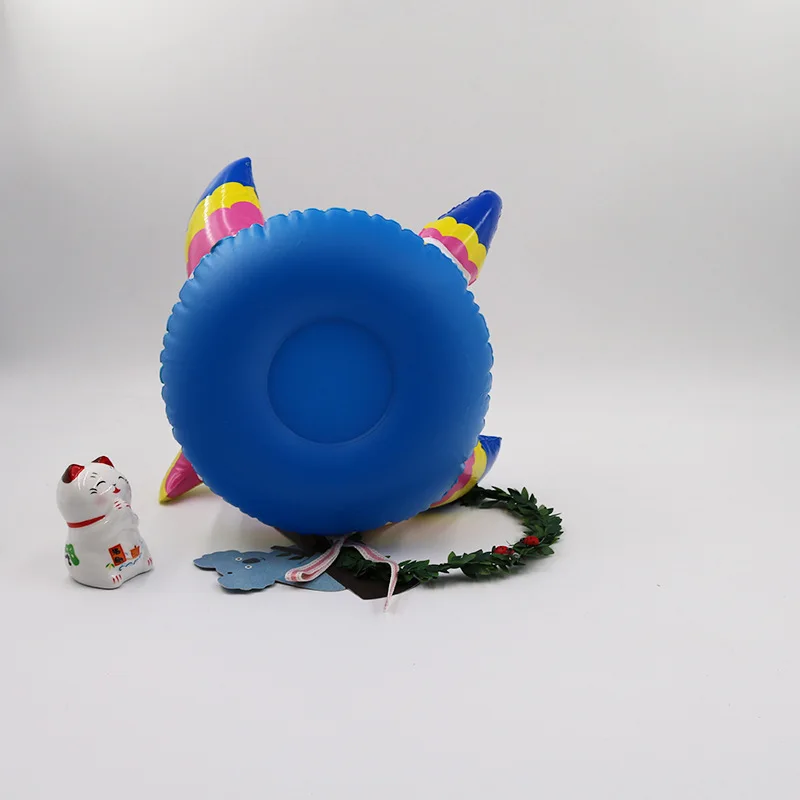 INS Water Parrot Cup Saucer Parrot Coasters Floating Beverage Cup Holder PVC Inflatable Toys