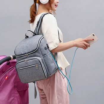 

Waterproof Mummy Bags Nappy Fashion Maternity Diaper Bags Large Capacity Baby Care Nursing Bag Mother Multi-function Backpacks