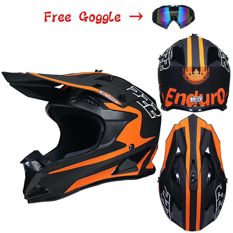Профессиональный гоночный шлем для мотокросса, шлем для внедорожника, мотоциклетный внедорожный мультяшный детский шлем для квадроцикла, мотоцикла, MTB - Цвет: 1b