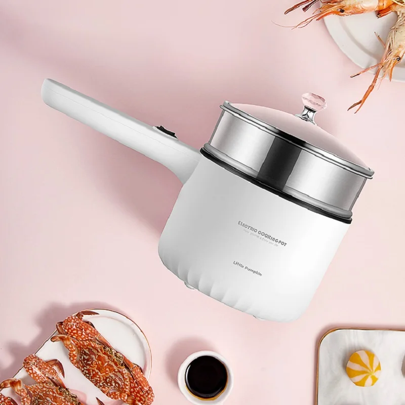 

Electric Rice Cooker Multifunctional Electric Food Steamer Heating Cup Hot Pot Stainless Steel Steamer Food Cooker 220V