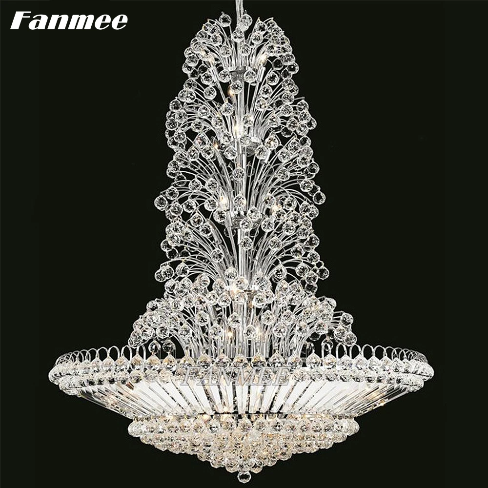 Классическая хрустальная люстра светильник светодиодный Винтаж класса люкс