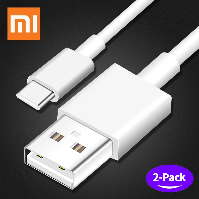 Xiaomi mi 9 Pro Кабель USB-C быстрое зарядное устройство Белый Быстрый 3,1 синхронизации данных для mi x 3 2s 2 mi 9 8 6 красный mi K20 Pro Note 8 7 - Цвет: Two white cable