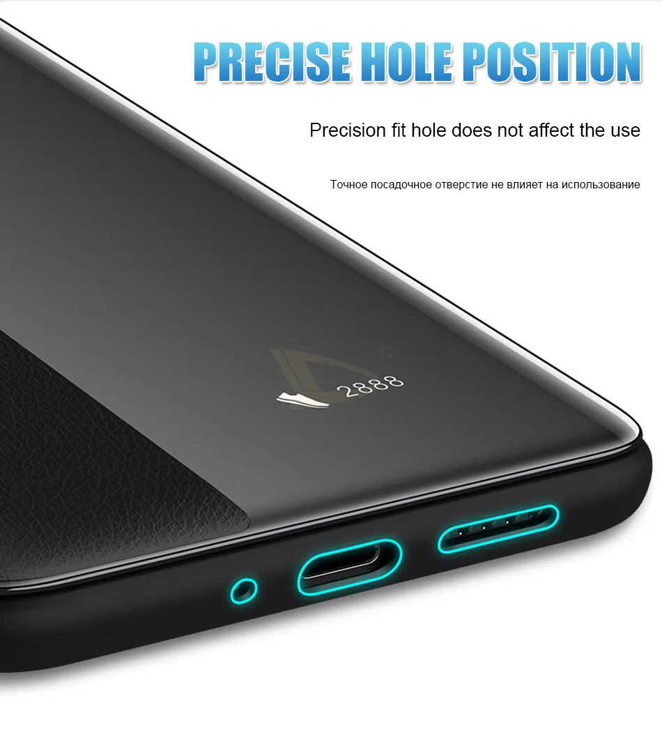 Роскошный кожаный флип-чехол для huawei P30 P20 Lite Pro Honor 8x противоударный чехол для huawei mate 20 Pro 20 X Smart View чехол