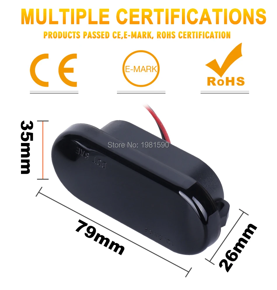 2 шт. светодиодные динамические боковые габаритные огни для Ford C-Max Fiesta Focus MK2 Fusion Galaxy автомобильные поворотные сигнальные лампы авто аксессуары