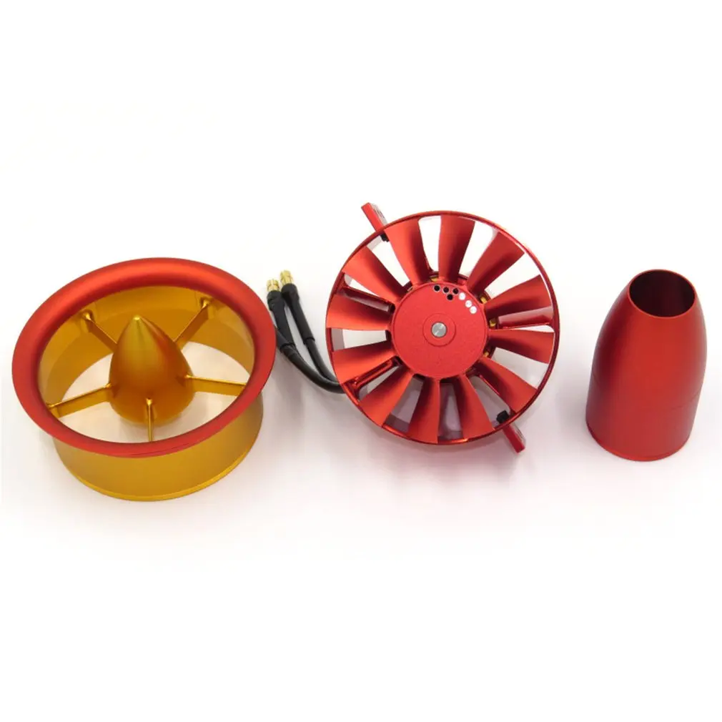

90mm Full Metal Ducted Fan 12 Blades JP Hobby 90mm 6-12S 4250 KV1750/4250 KV1330/4250 KV1050 Motor For RC Jet Plane