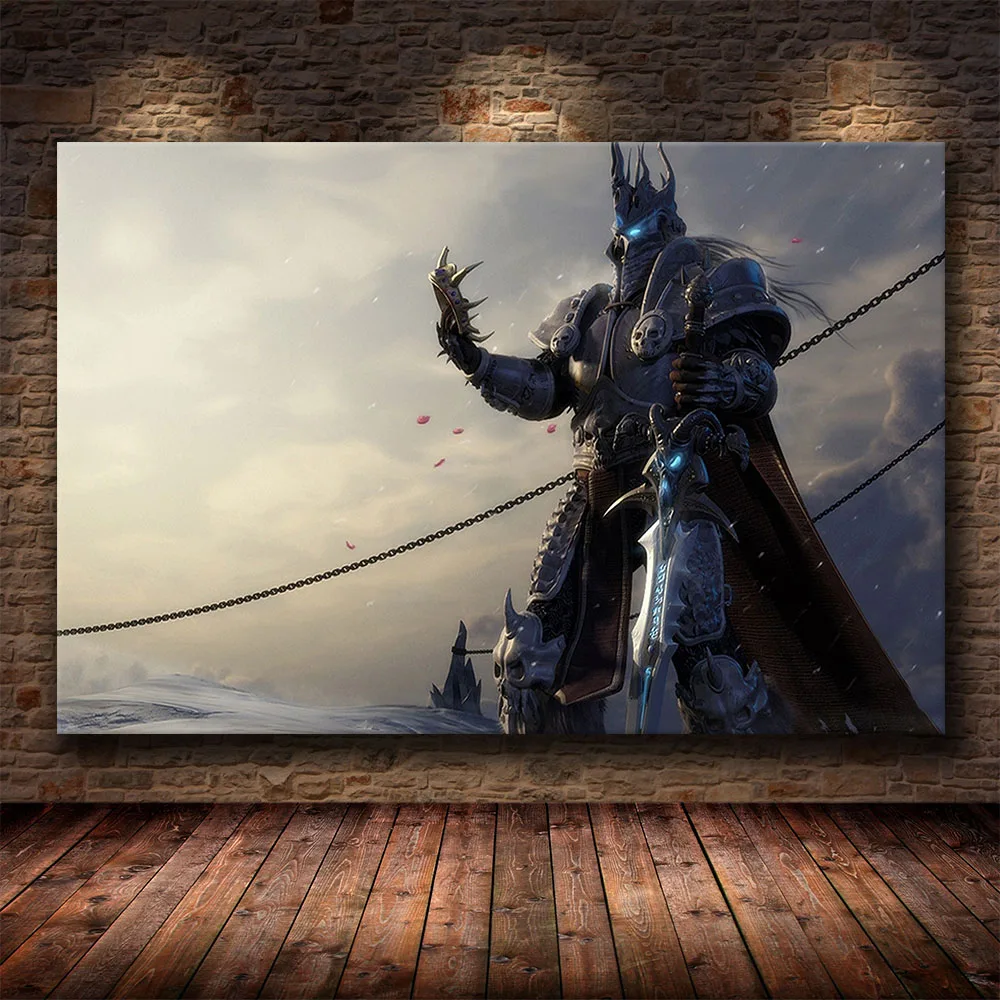 постеры на стену картина модульные картины аниме Настенная World of Warcraft