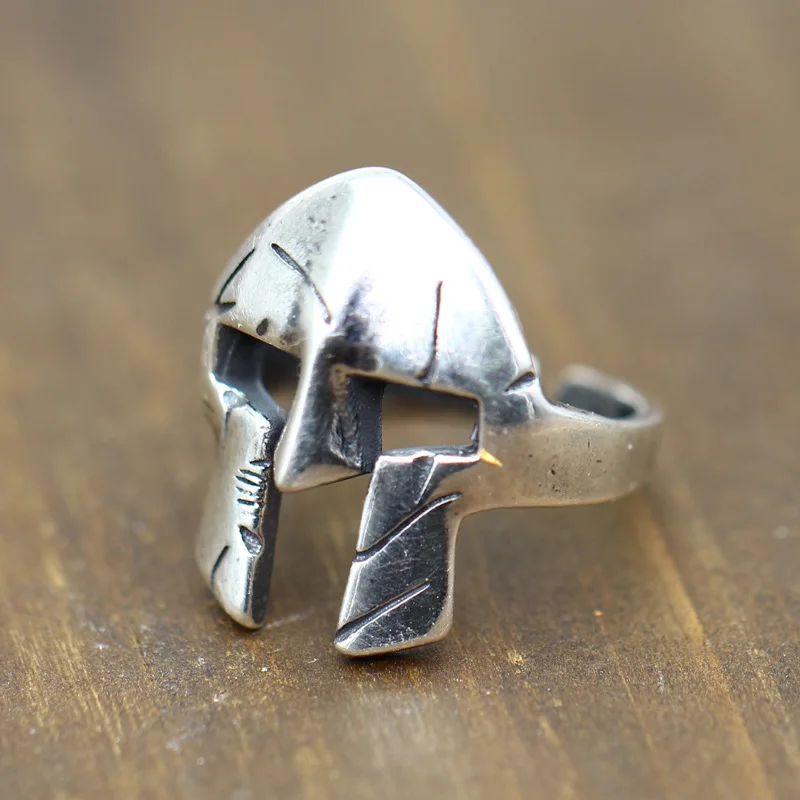 Smooth Thai Silver Handicraft Fuguspada Mask Opening Ring for Men and Women Pure S925 Jewelry Individual | Украшения и аксессуары