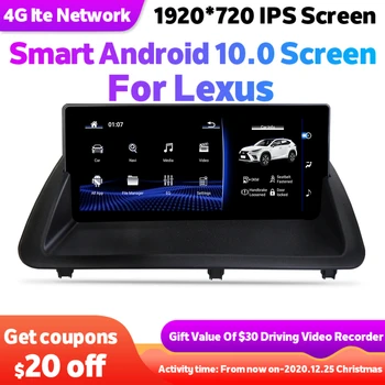 

Octa Core Android 10.0 Car Multimedia For Lexus CT200h 2013 CT 200h Carplay GPS Navigation Player Radio Stereo 2 Din Head Unit