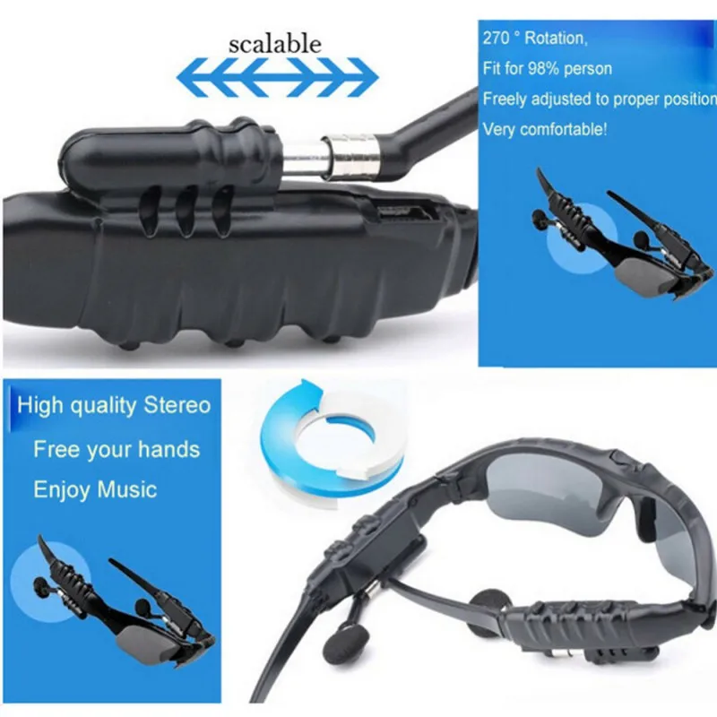 Новые солнцезащитные очки с Bluetooth Беспроводная стереогарнитура микрофон лидер