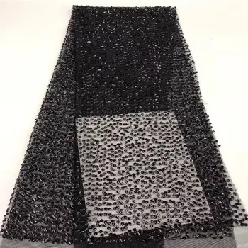 

African Lace Fabric 2019 Embroidered Nigerian Laces Fabric High Quality French Tulle Lace Fabric For Women Dress
