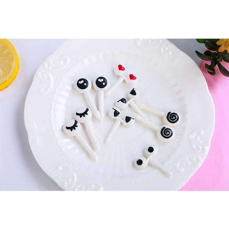 Fourchettes En Forme De Fruits 50 Pièces, Mini Fourchettes à Fruits, Ferme D'ani