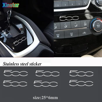 

5pcs car body sticker for fiat 500 500l 500x 500c