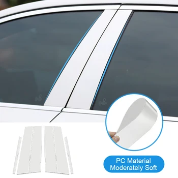 

1set Pillars Column Decorative Sticker Trim For 3 5 series X3 X5 Window Panel Exterior Mirror Look Accessories