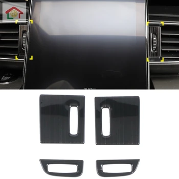 

Car Accessories Stainless Steel Front Navigation Air Vent Outlet Cover Trim 4pcs for Ford Explorer 2020 2021 for Left Hand Drive