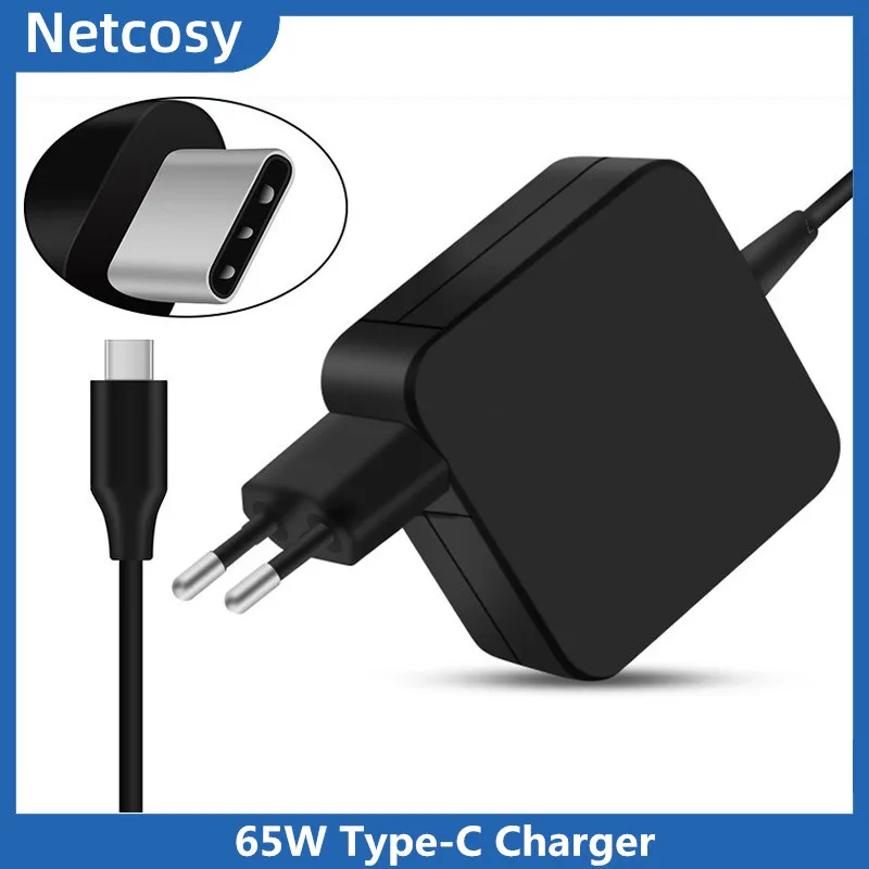 

20V 3.25A 65W USB Type C AC Power Adapter Charger For Lenovo X270 X280 T580 P52s E480 E470 Laptop Charger For Asus Notebook