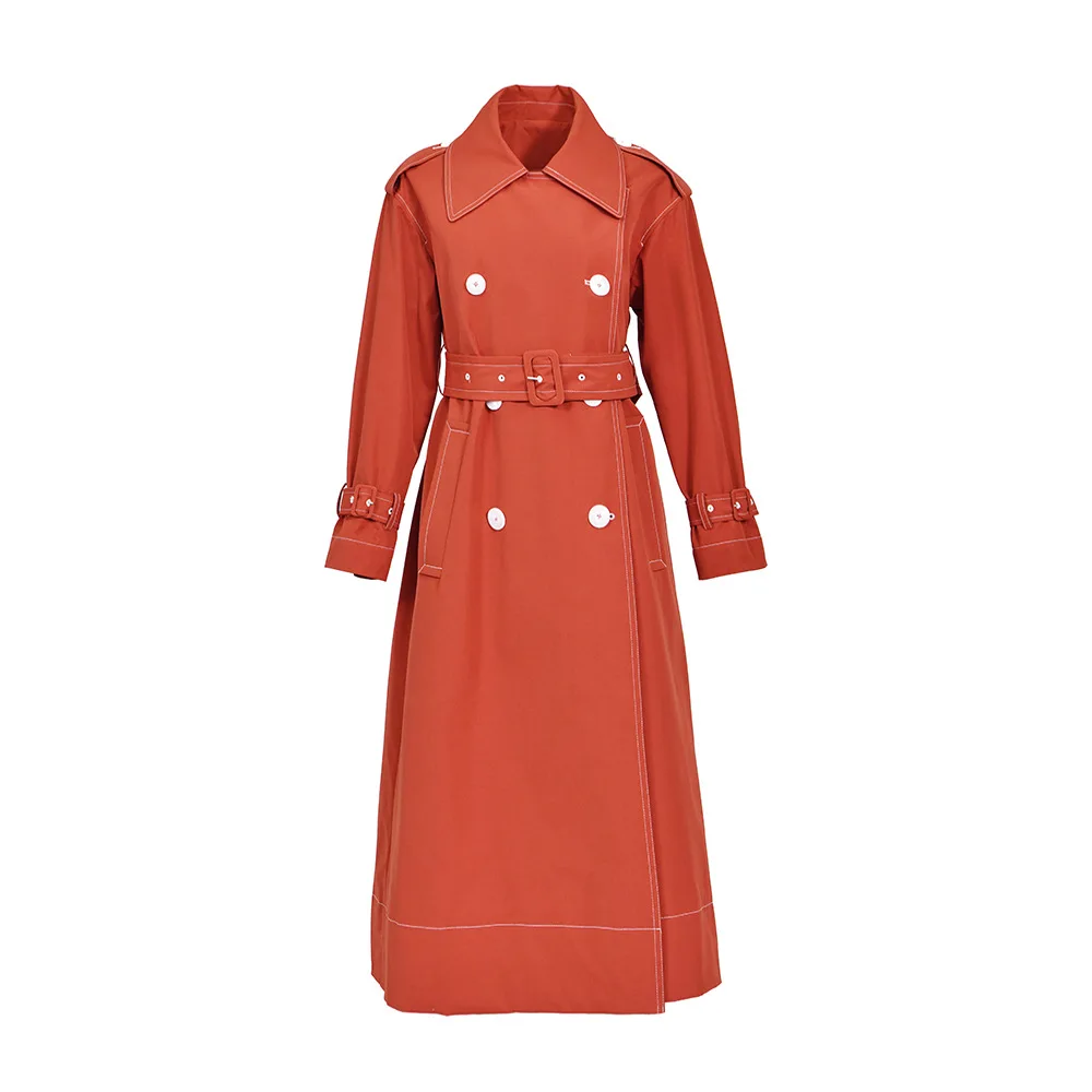 Весенняя женская одежда свободного покроя средней длины темперамент